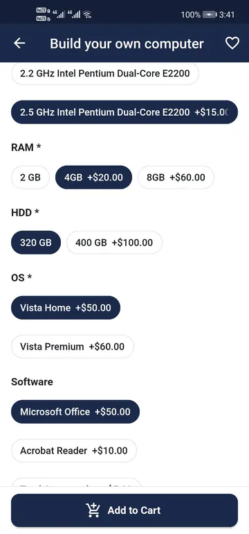 CrystalMindShop — Product options
