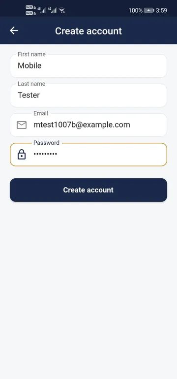 CrystalMindShop — Create account